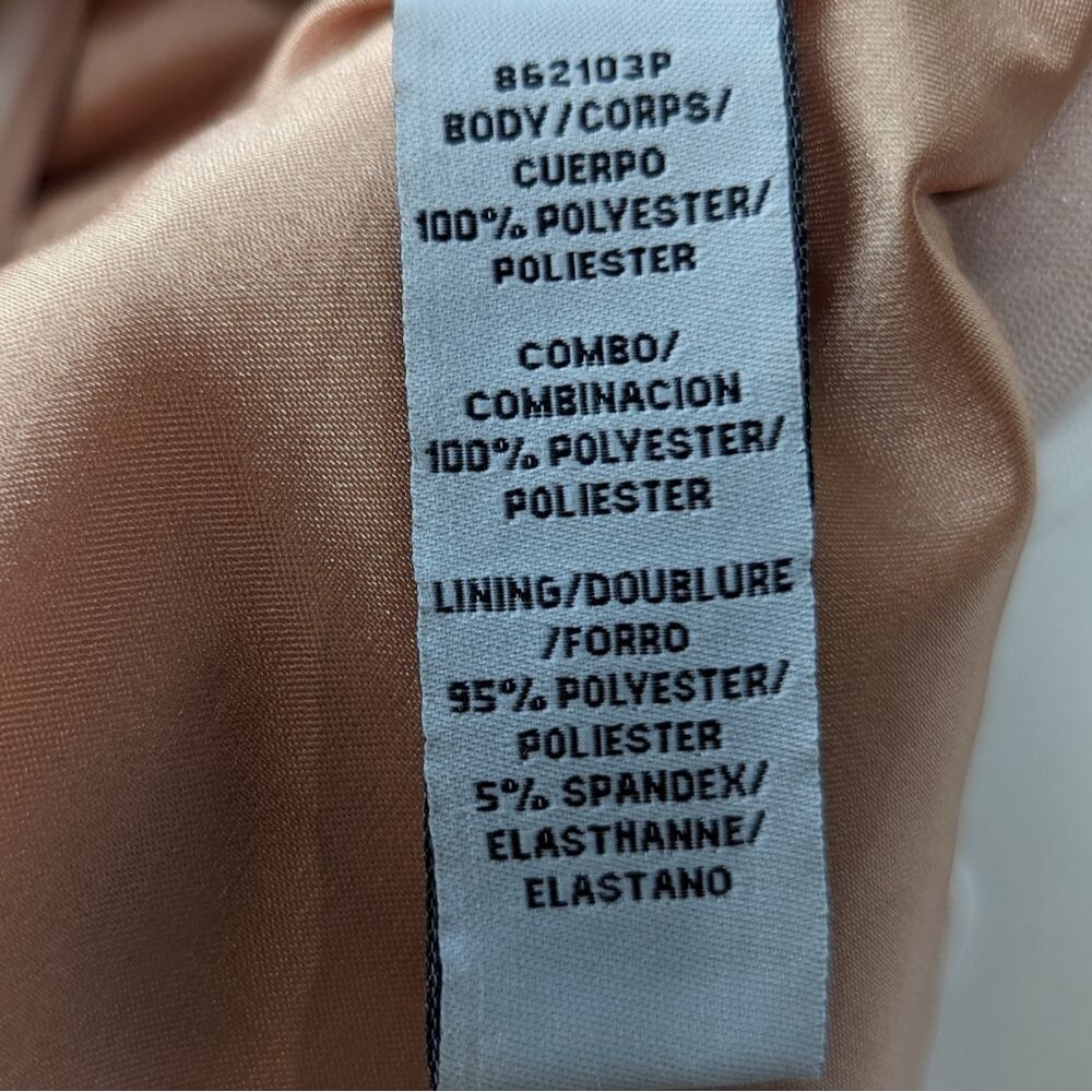 JS Collections Asymmetric Ruffle Shoulder Ruched Gathered Format Mini Dress 6P - Picture 8 of 8